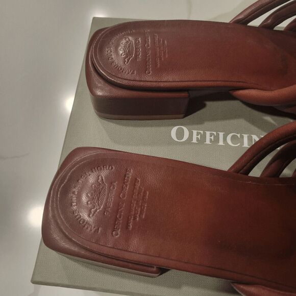 Officine Creative Italia Leather Sandals Shoes Women's Sz EU 36 NIB $575 - Picture 3 of 14